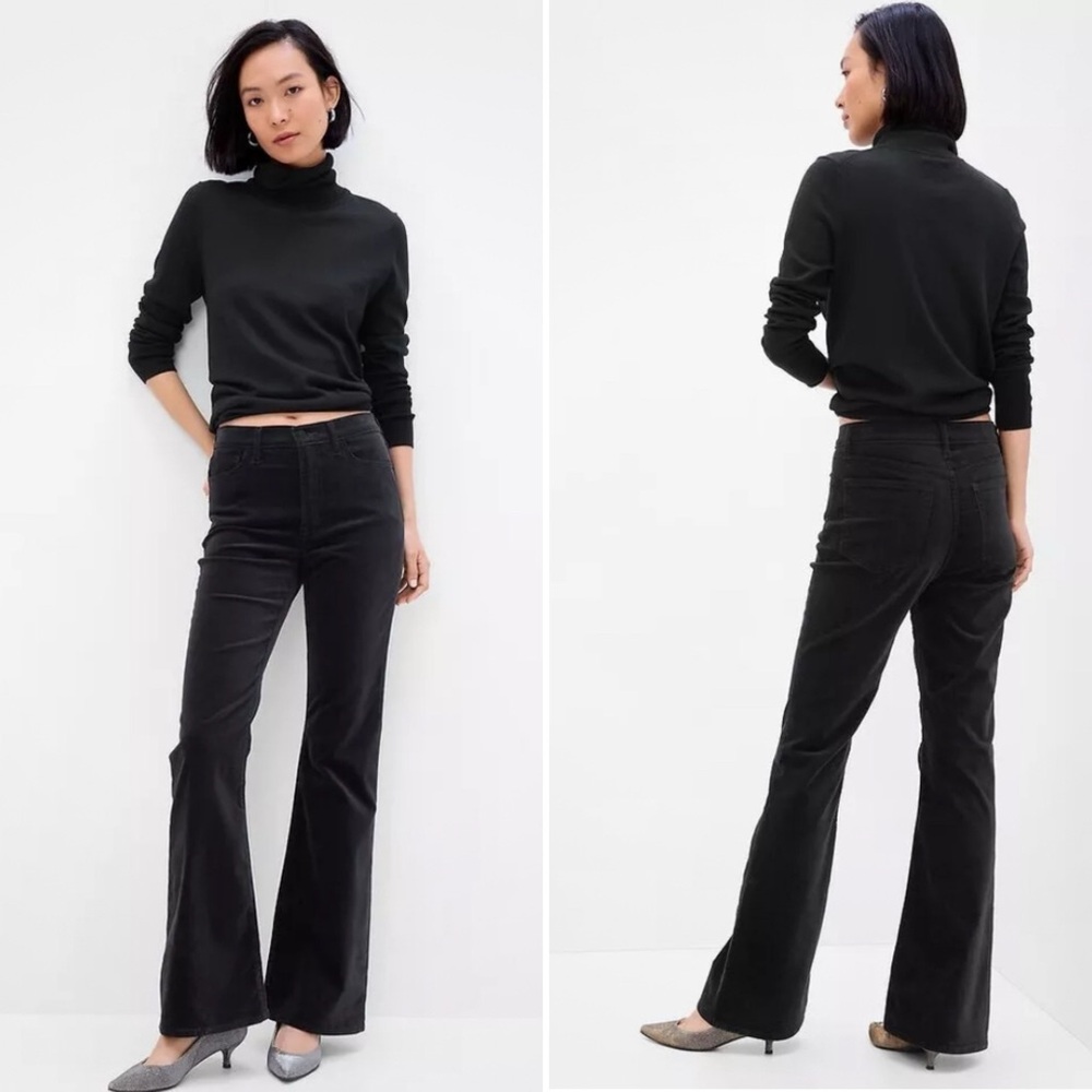 Gap Velvet Flare Pants